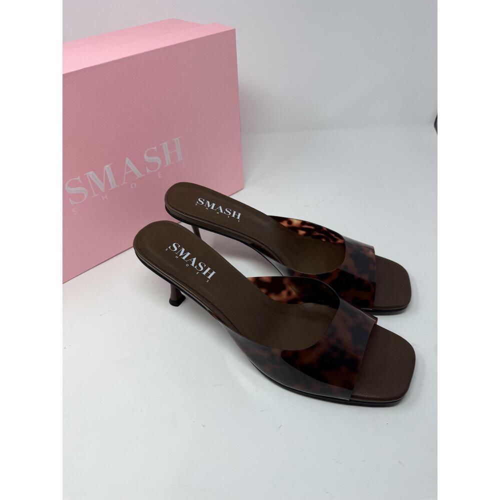 SMASH Shoes Women's Multicolor Carmen Mule Dress Sandals 11